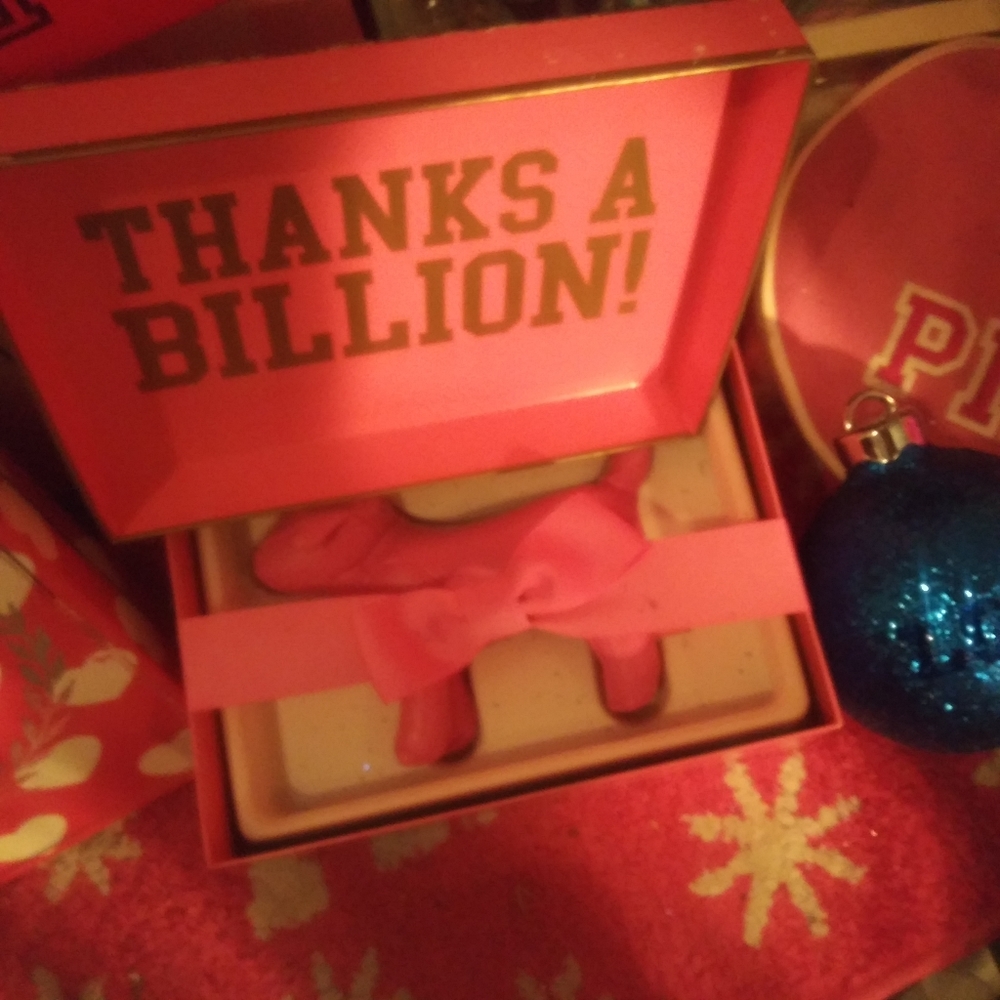 Victoria secret pink thanks a billion dog